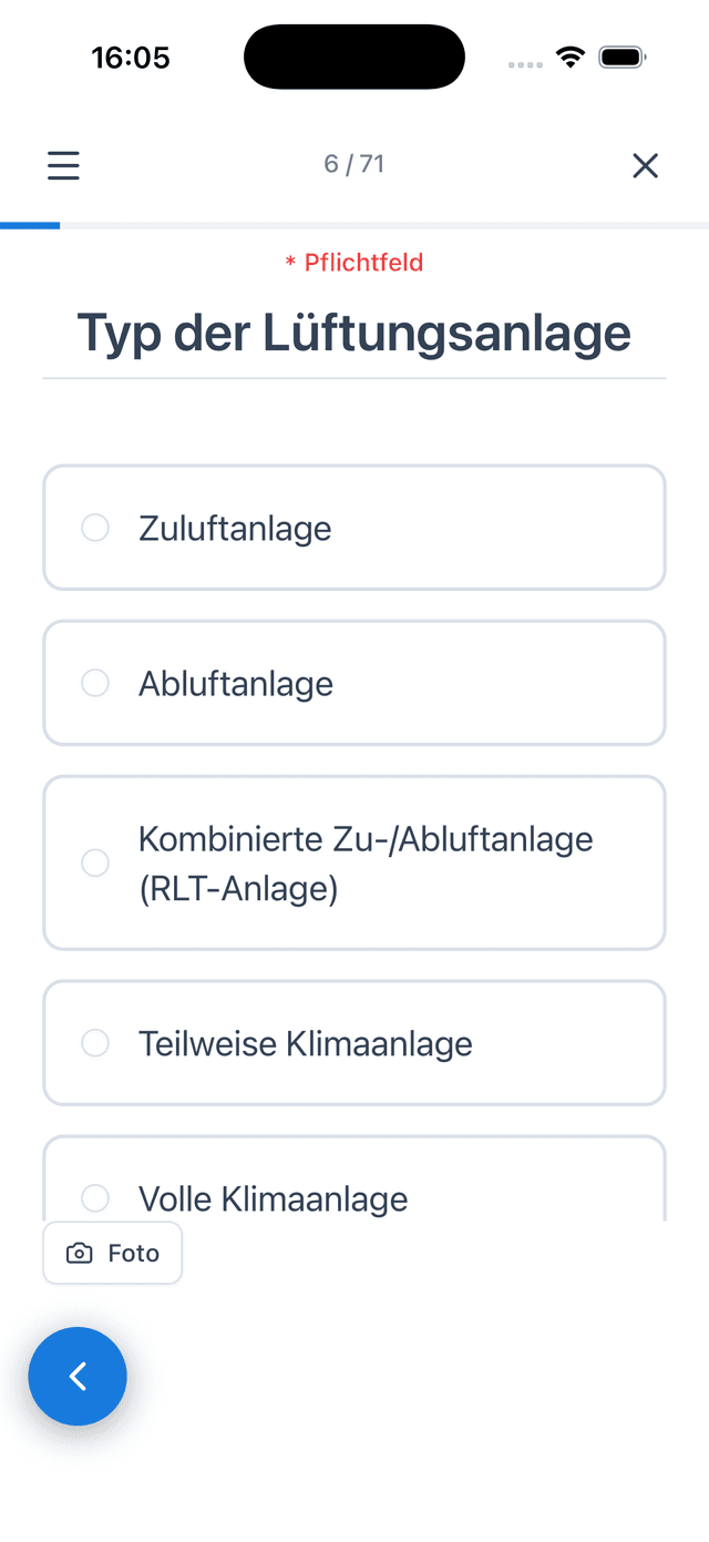 CheckTouch Checkliste